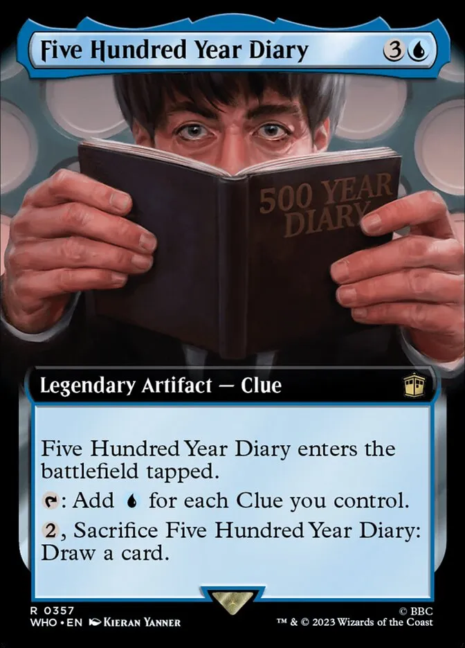 2023 Doctor Who Five Hundred Year Diary [Extended Art] rare #357 rare card image