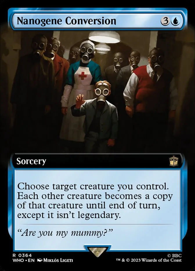 2023 Doctor Who Nanogene Conversion [Extended Art] rare #364 rare card image