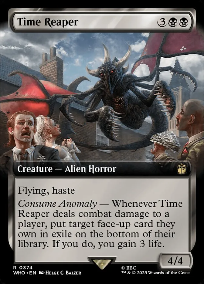 2023 Doctor Who Time Reaper [Extended Art] rare #374 rare card image