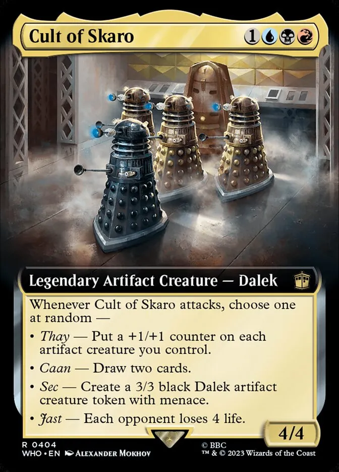 2023 Doctor Who Cult of Skaro [Extended Art] rare #404 rare card image