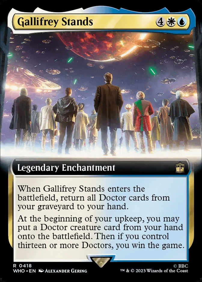 2023 Doctor Who Gallifrey Stands #418 rare card image
