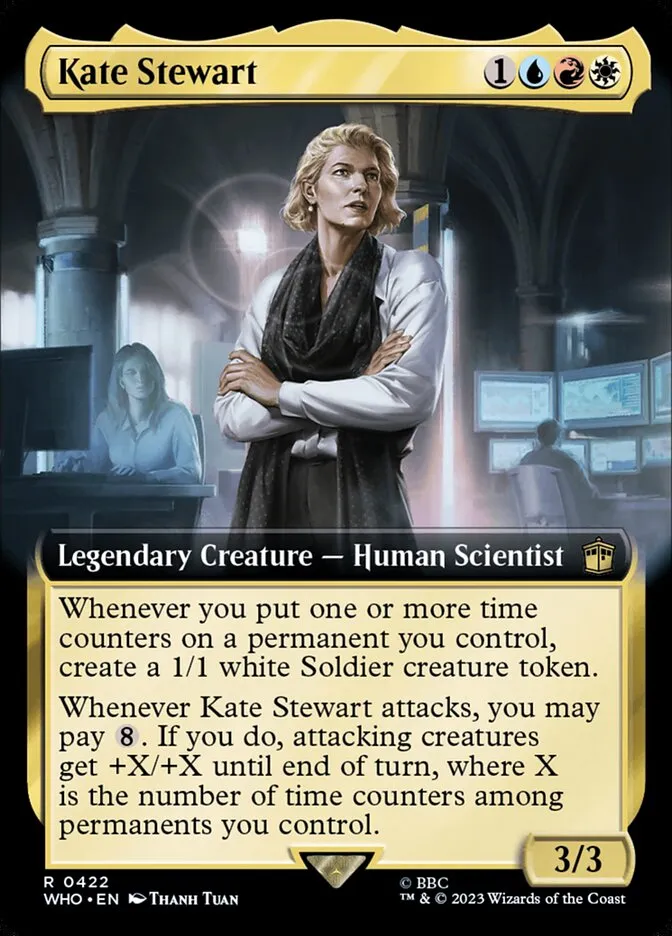 2023 Doctor Who Kate Stewart #422 rare card image