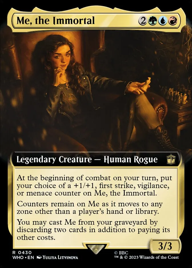 2023 Doctor Who Me, the Immortal #430 rare card image