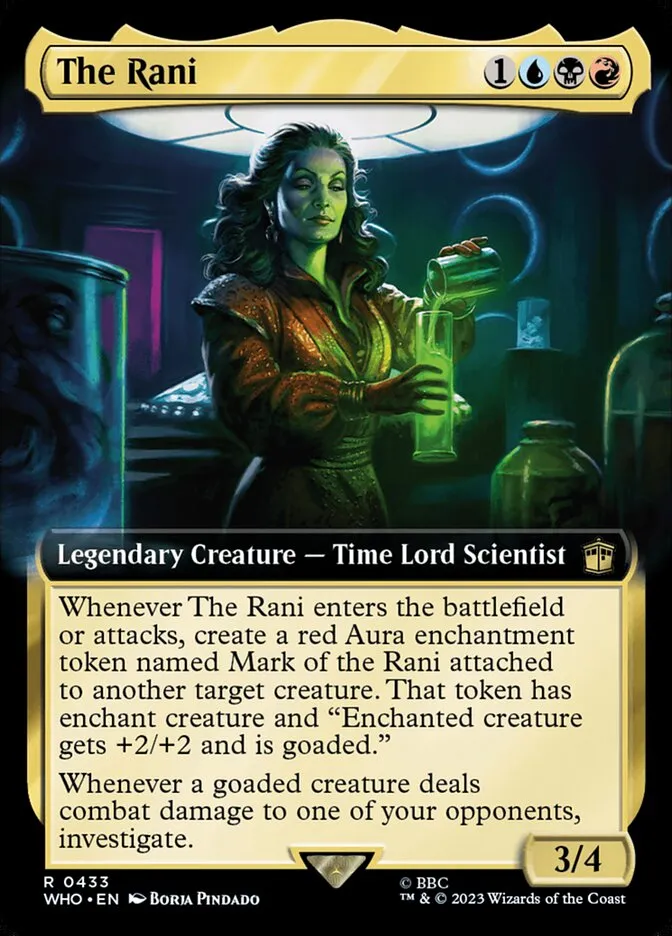 2023 Doctor Who The Rani #433 rare card image