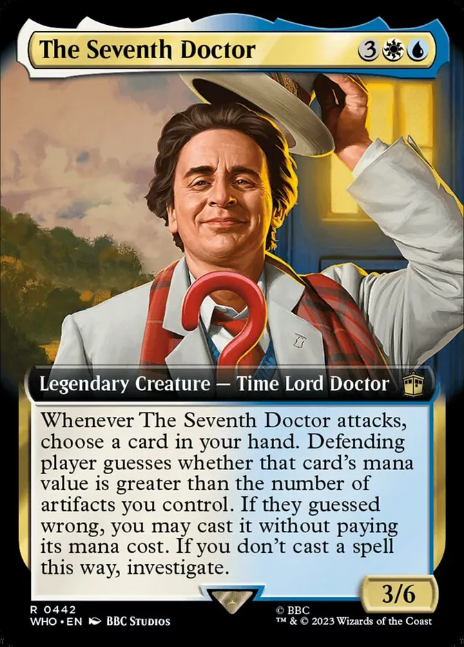 2023 Doctor Who The Seventh Doctor #442 rare card image