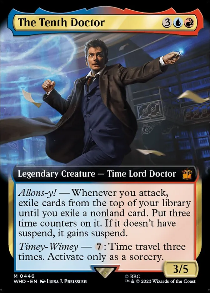 2023 Doctor Who The Tenth Doctor #446 mythic card image