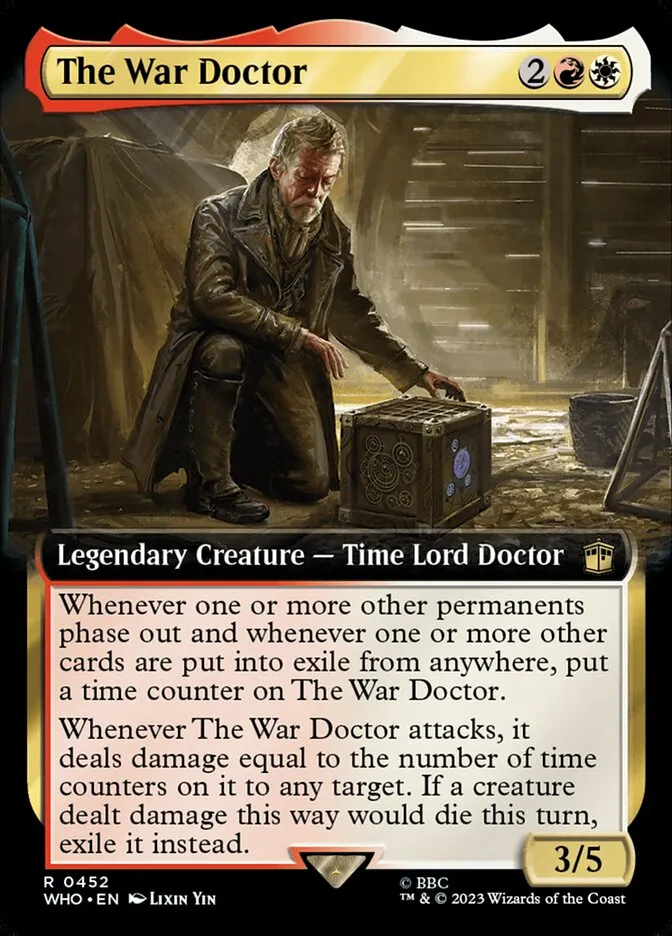 2023 Doctor Who The War Doctor #452 rare card image