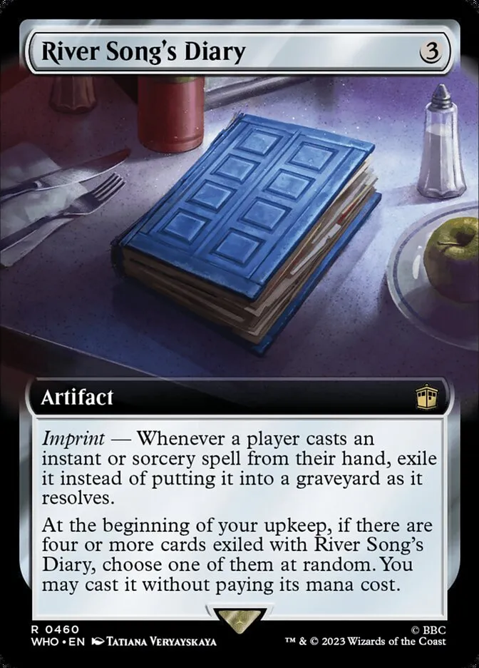 2023 Doctor Who River Song's Diary #460 rare card image