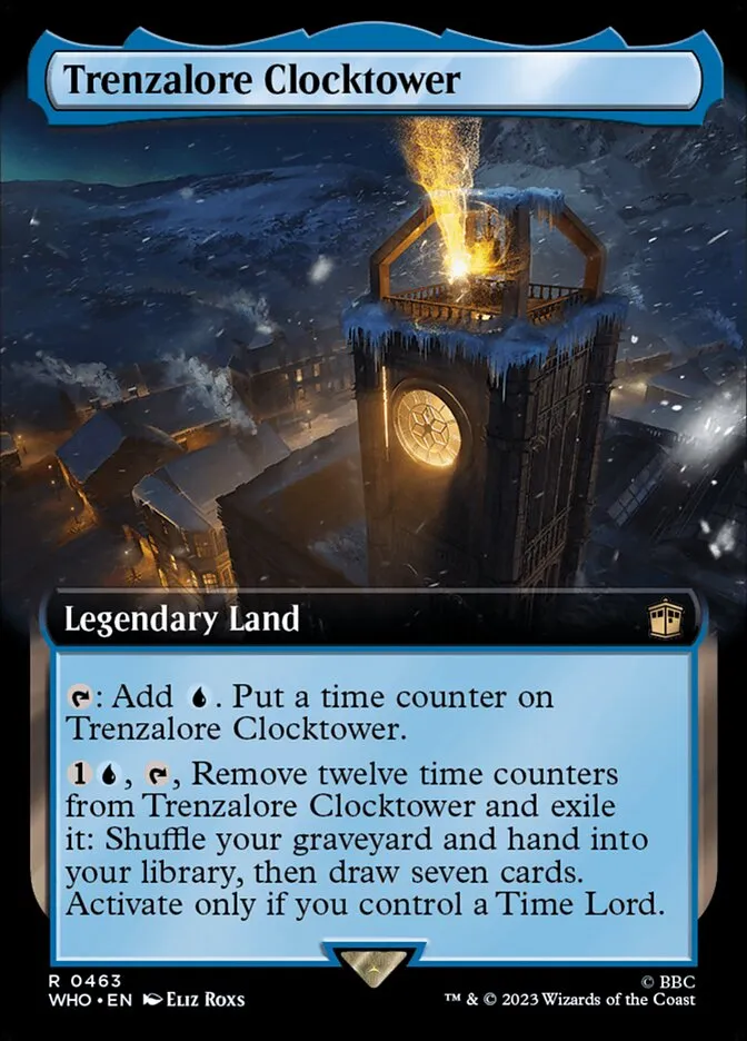 2023 Doctor Who Trenzalore Clocktower rare #463 rare card image