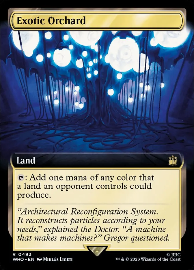 2023 Doctor Who Exotic Orchard #493 rare card image