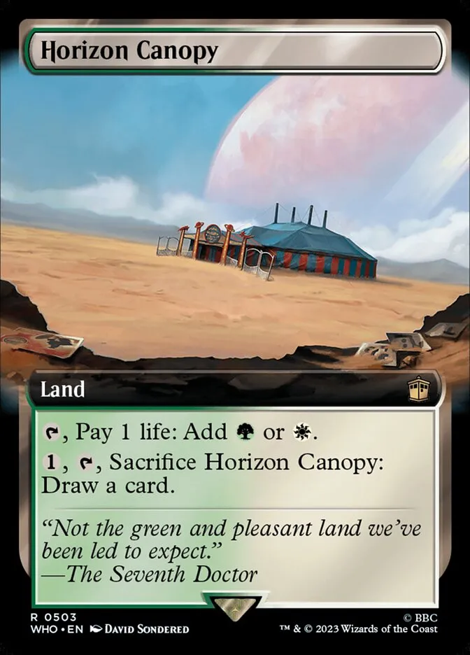 2023 Doctor Who Horizon Canopy #503 rare card image