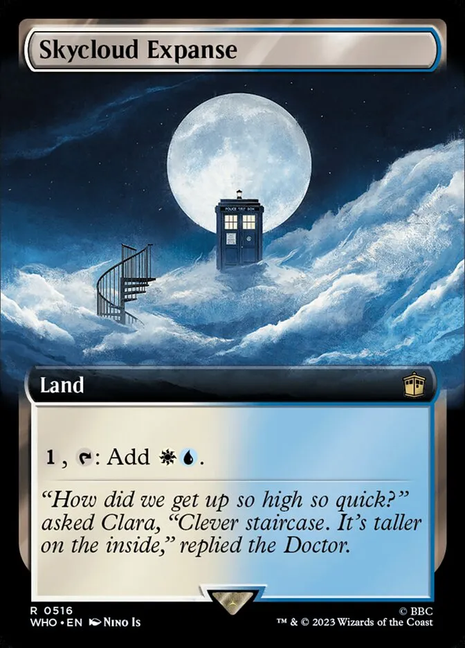 2023 Doctor Who Skycloud Expanse #516 rare card image