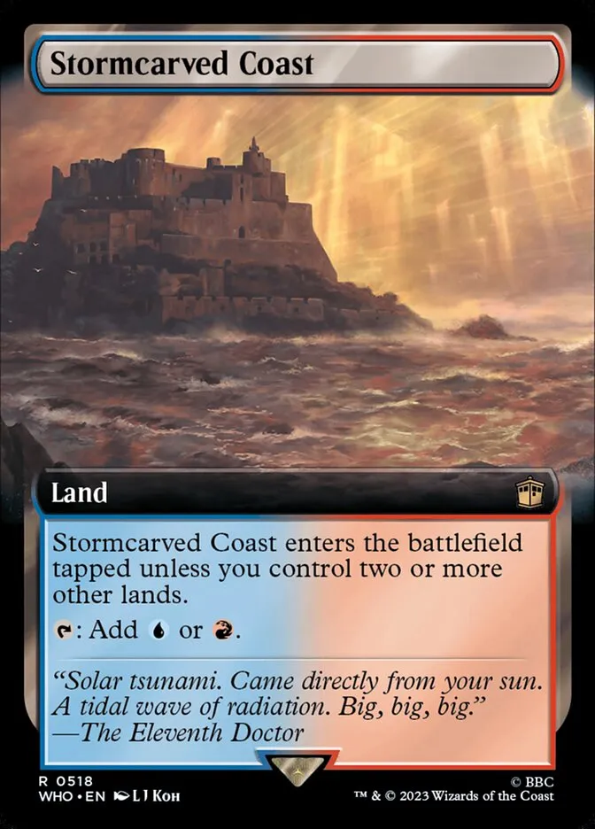 2023 Doctor Who Stormcarved Coast #518 rare card image