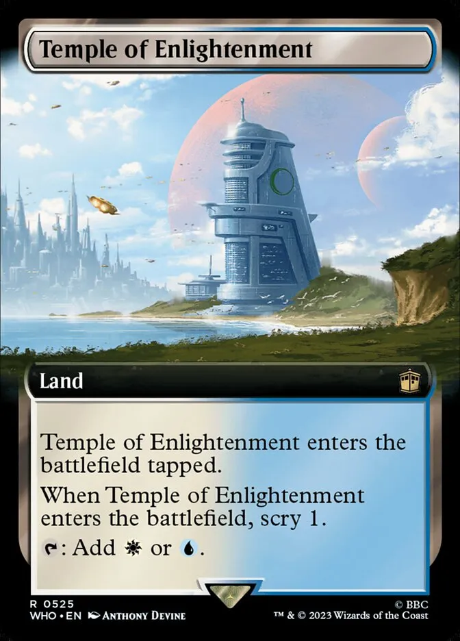 2023 Doctor Who Temple of Enlightenment #525 rare card image