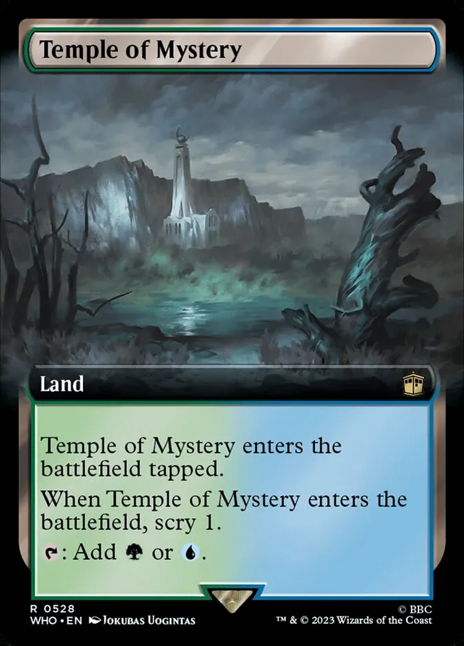 2023 Doctor Who Temple of Mystery #528 rare card image