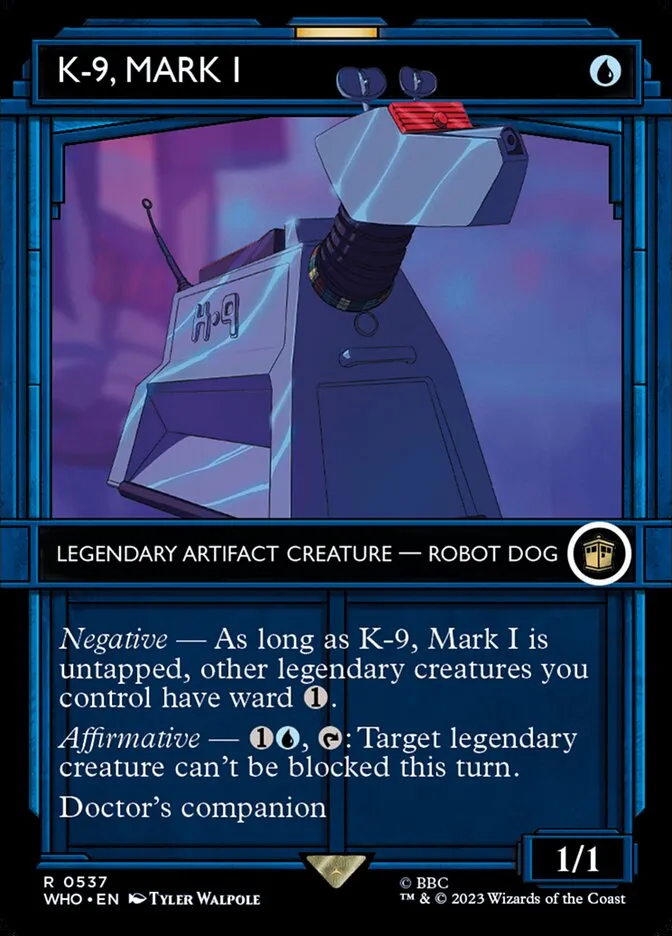 2023 Doctor Who K-9, Mark I #537 rare card image