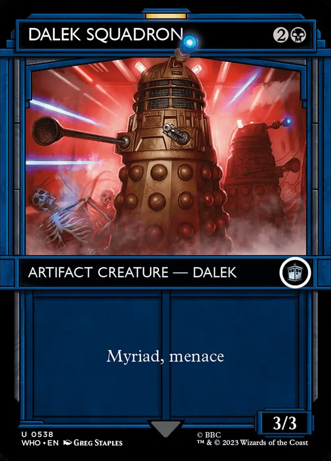 2023 Doctor Who Dalek Squadron [Showcase Foil] uncommon #538 uncommon card image