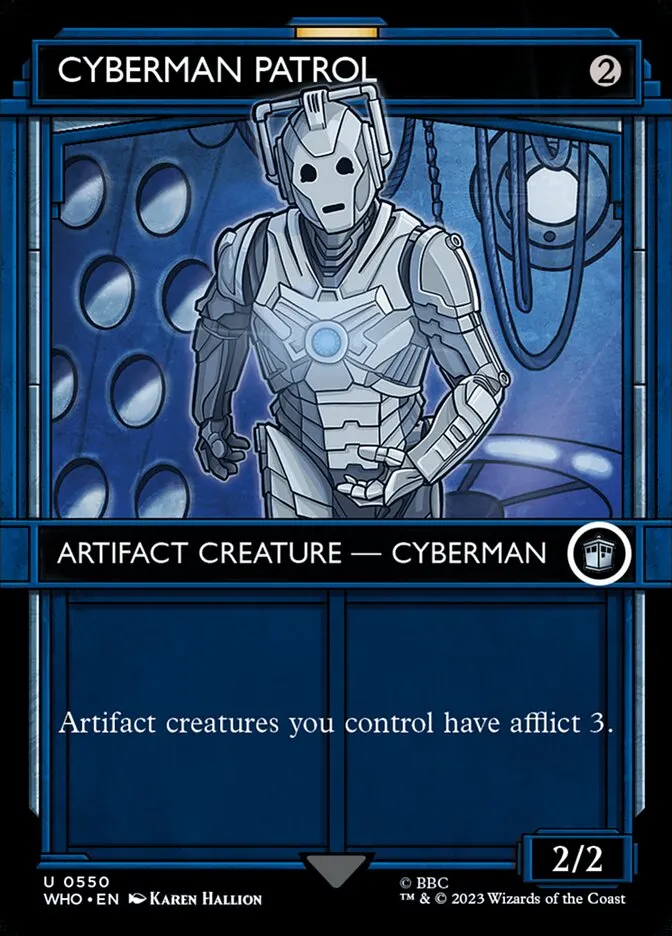 2023 Doctor Who Cyberman Patrol #550 uncommon card image
