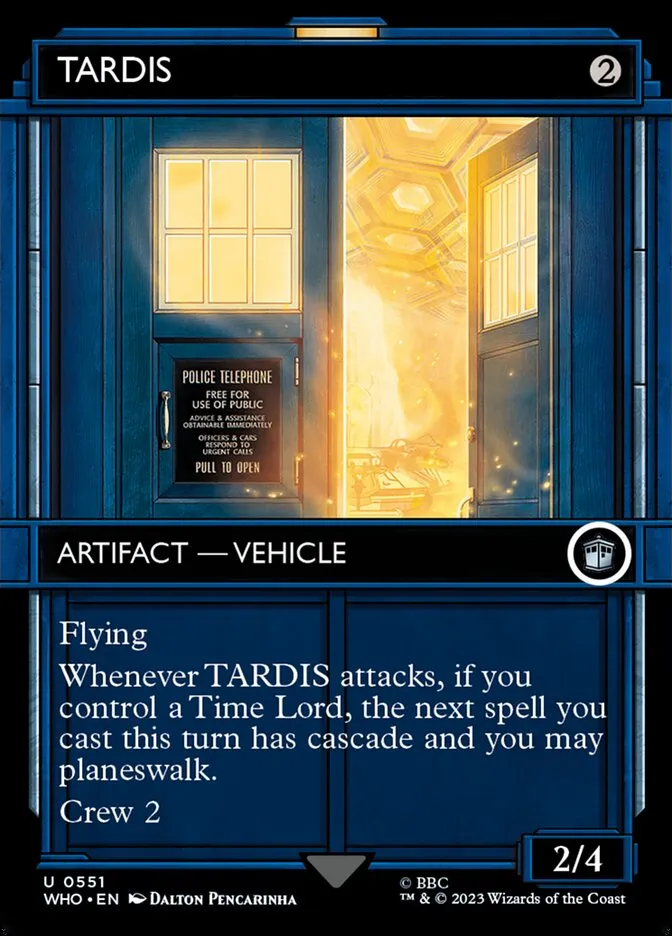 2023 Doctor Who TARDIS #551 uncommon card image