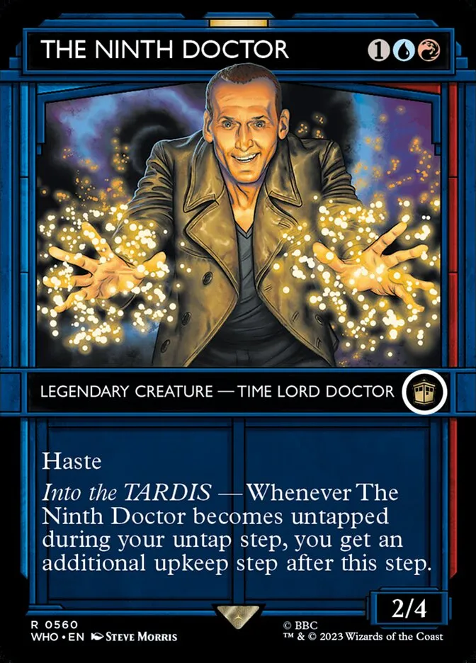 2023 Doctor Who The Ninth Doctor [Serialized] rare #560 rare card image