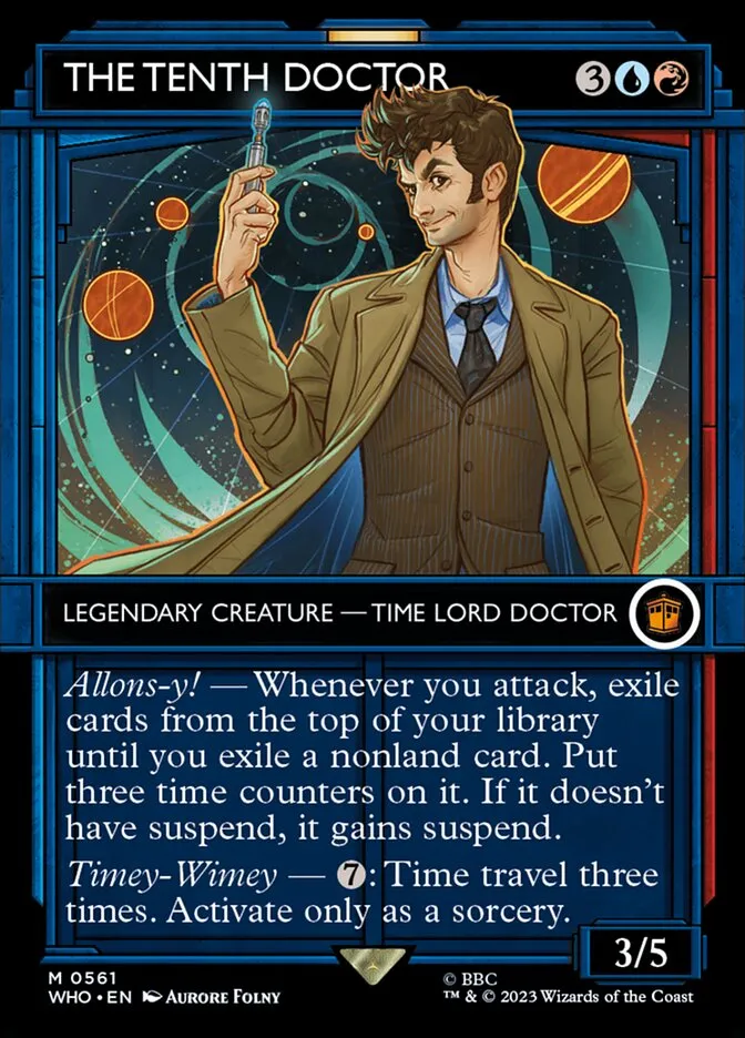 2023 Doctor Who The Tenth Doctor [Serialized] mythic #561 mythic card image