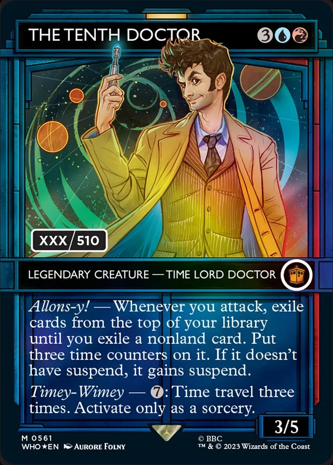 2023 Doctor Who The Tenth Doctor #561z mythic card image