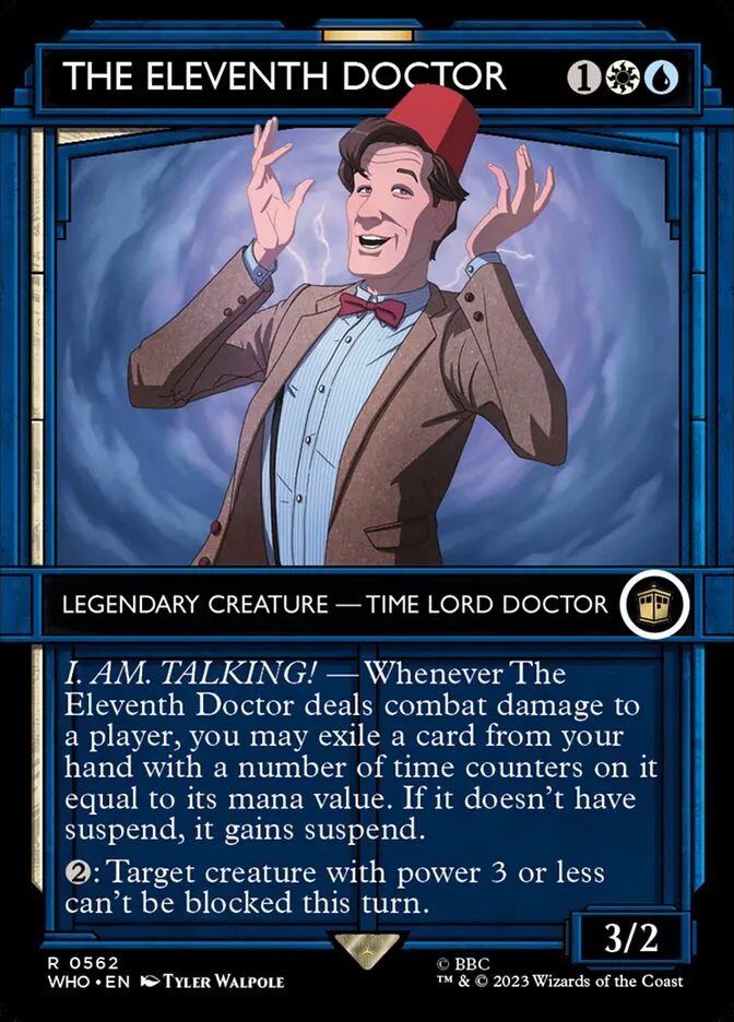 2023 Doctor Who The Eleventh Doctor [Serialized] rare #562 rare card image