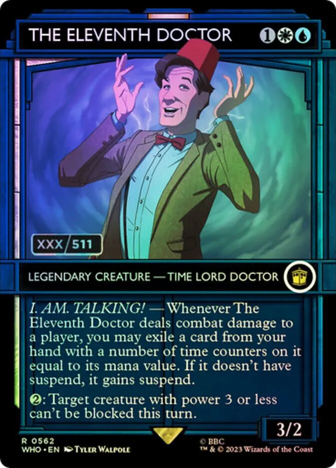 2023 Doctor Who The Eleventh Doctor #562z rare card image
