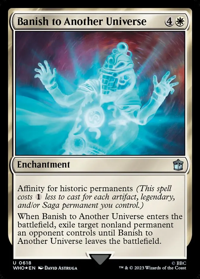2023 Doctor Who Banish to Another Universe #618 uncommon card image