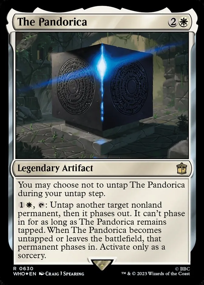 2023 Doctor Who The Pandorica #630 rare card image