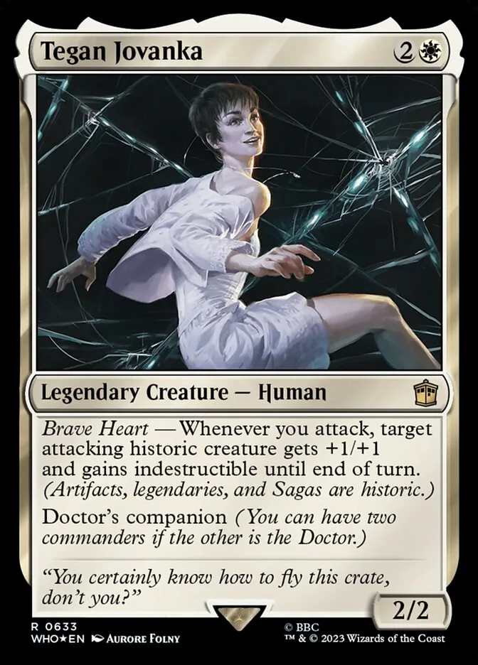 2023 Doctor Who Tegan Jovanka #633 rare card image