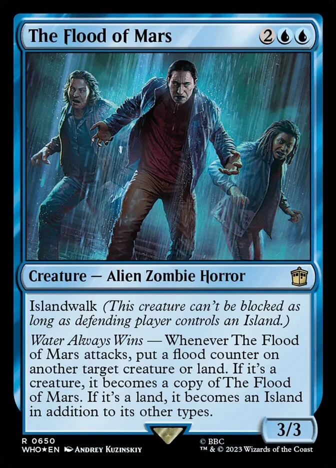 2023 Doctor Who The Flood of Mars #650 rare card image