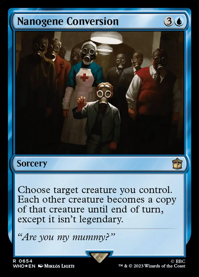 2023 Doctor Who Nanogene Conversion #654 rare card image