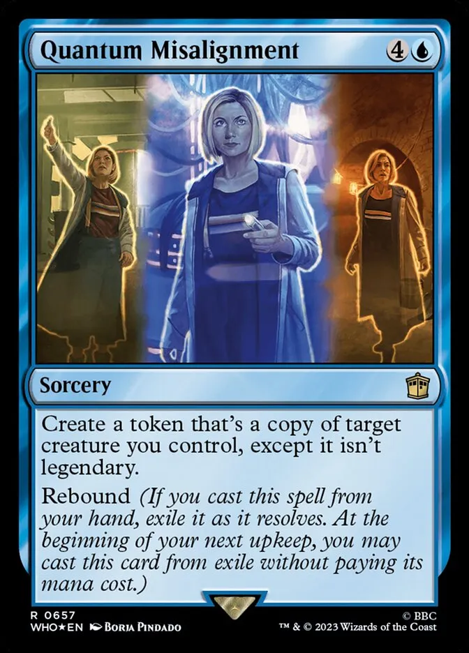 2023 Doctor Who Quantum Misalignment #657 rare card image