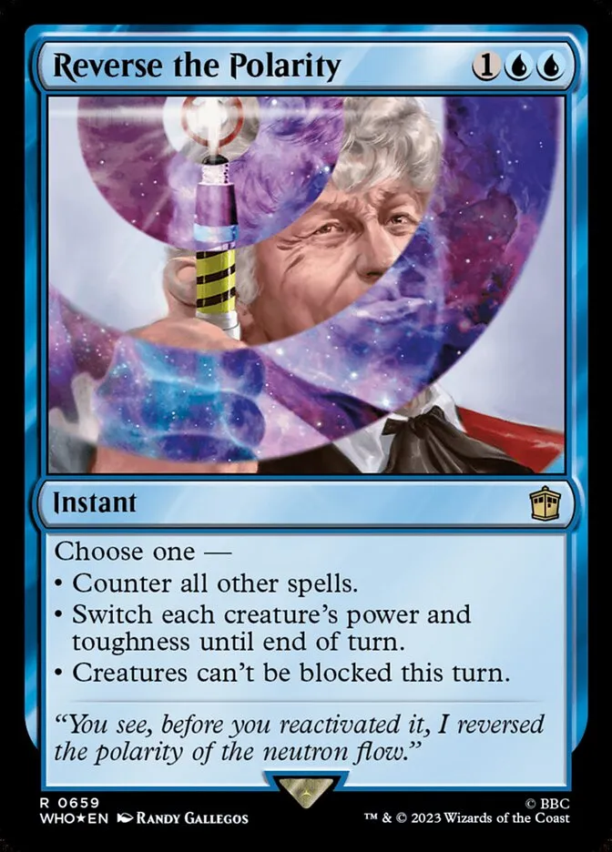 2023 Doctor Who Reverse the Polarity #659 rare card image
