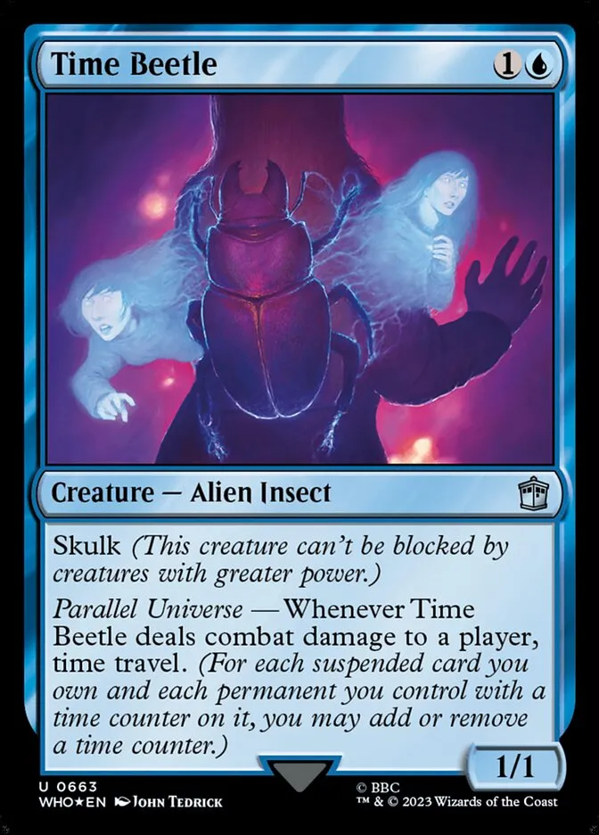 2023 Doctor Who Time Beetle #663 uncommon card image