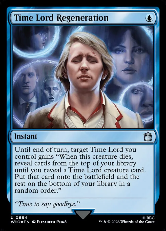 2023 Doctor Who Time Lord Regeneration #664 uncommon card image