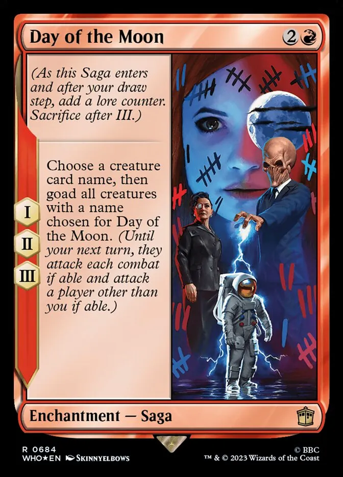 2023 Doctor Who Day of the Moon #684 rare card image