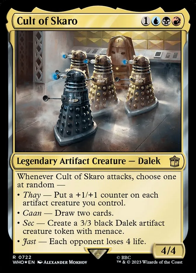 2023 Doctor Who Cult of Skaro #722 rare card image