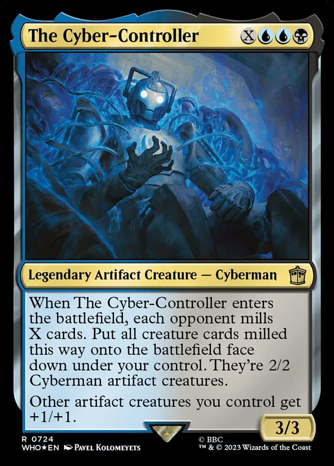 2023 Doctor Who The Cyber-Controller #724 rare card image