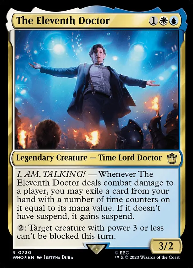 2023 Doctor Who The Eleventh Doctor #730 rare card image