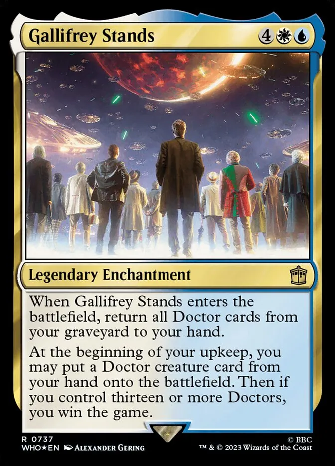 2023 Doctor Who Gallifrey Stands #737 rare card image
