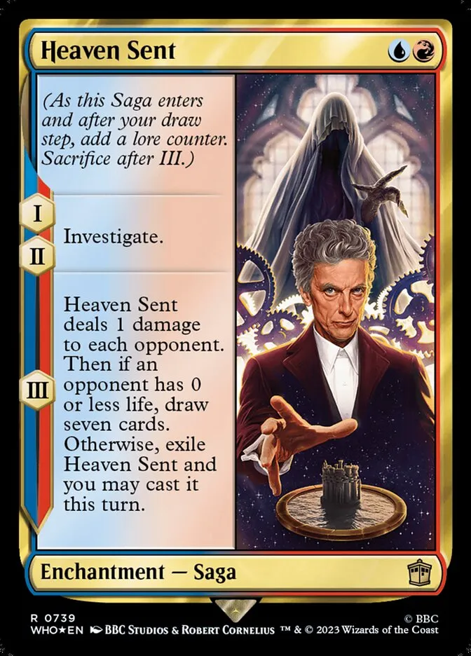 2023 Doctor Who Heaven Sent #739 rare card image
