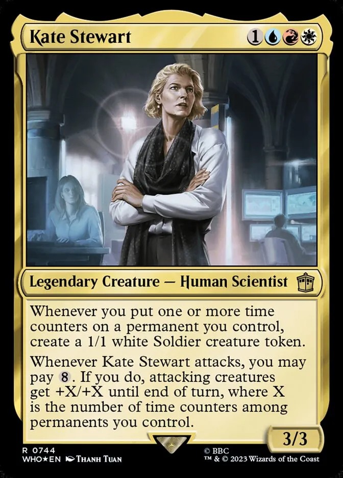 2023 Doctor Who Kate Stewart #744 rare card image