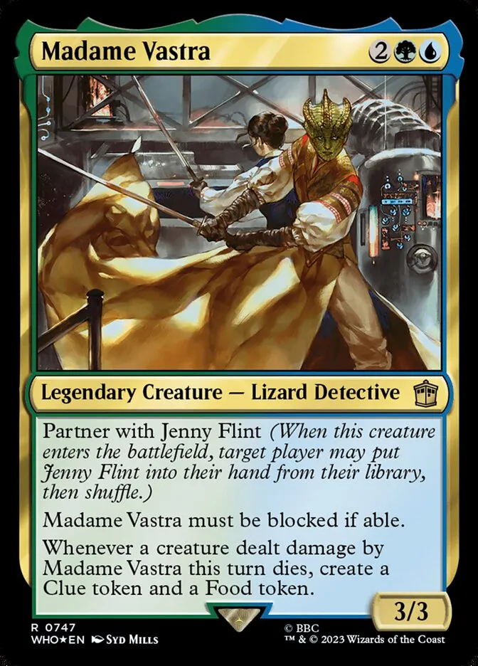 2023 Doctor Who Madame Vastra #747 rare card image