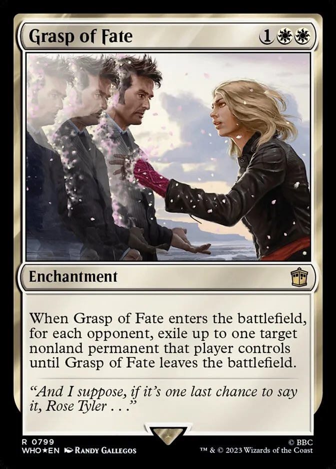 2023 Doctor Who Grasp of Fate #799 rare card image