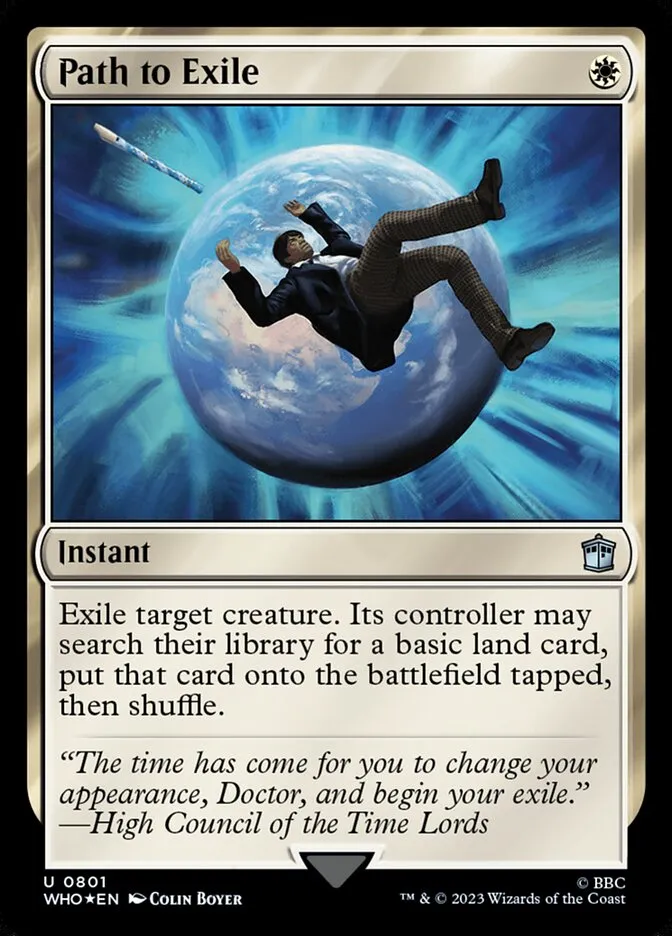 2023 Doctor Who Path to Exile #801 uncommon card image