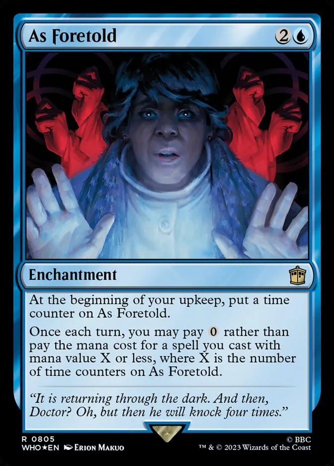 2023 Doctor Who As Foretold #805 rare card image