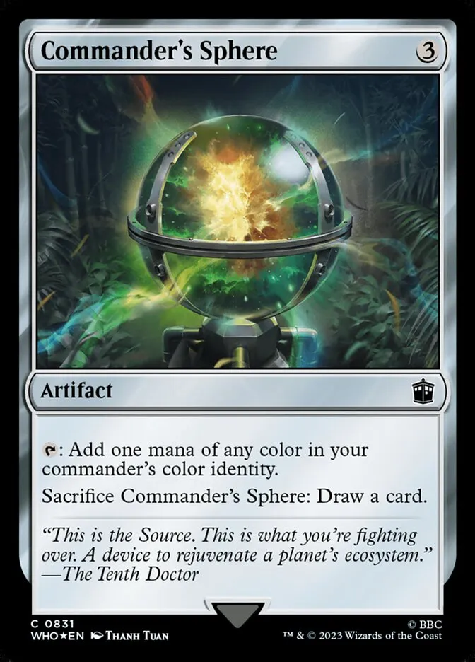 2023 Doctor Who Commander's Sphere common #831 common card image