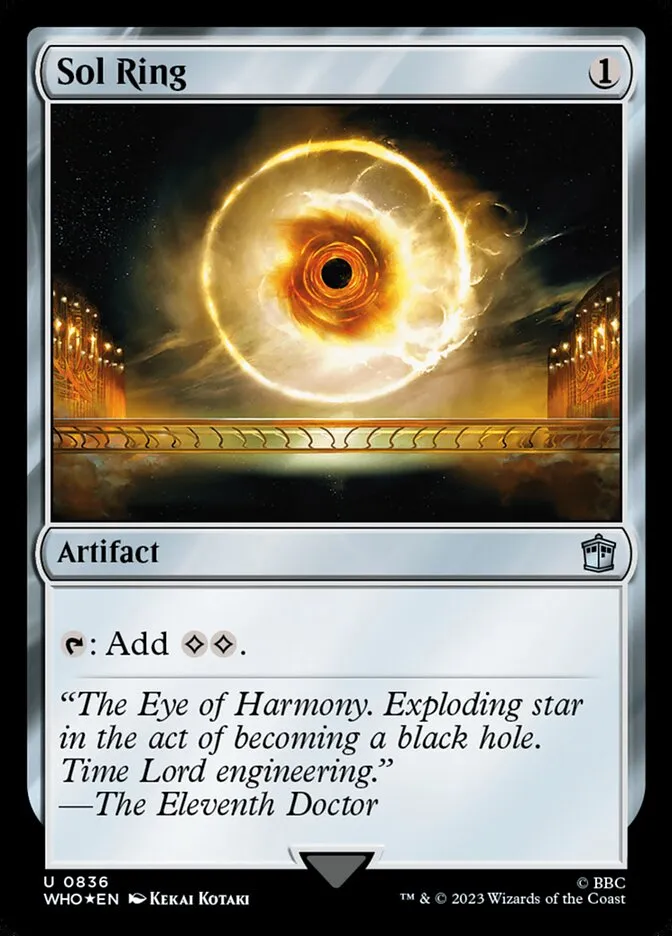 2023 Doctor Who Sol Ring #836 uncommon card image